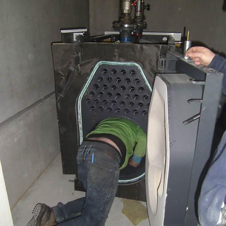 Ölkessel als Wärmeerzeuger zur Hallenbeheizung